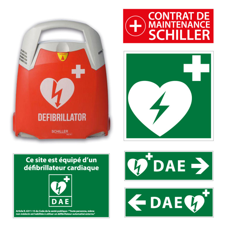 Pack DAE FRED PA-1 Automatique + Signalétique + Maintenance