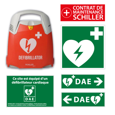 Pack DAE FRED PA-1 Automatique + Signalétique + Maintenance