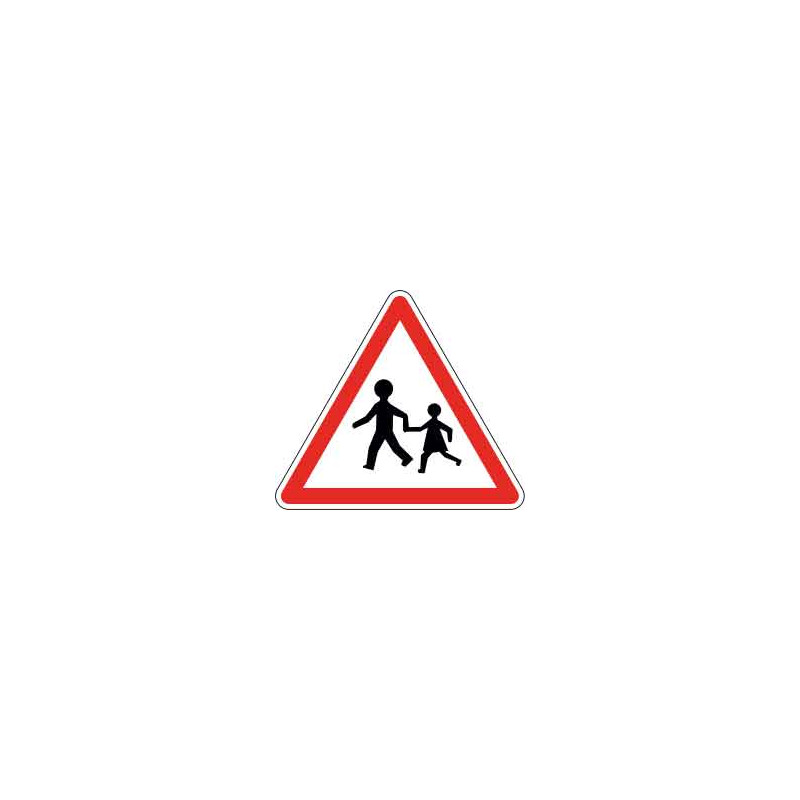 Panneau - Danger A13a - Aluminium galvanisé