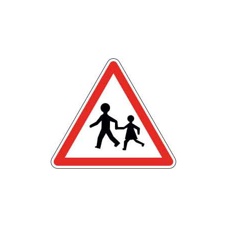 Panneau - Danger A13a - Aluminium galvanisé