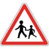 Panneau - Danger A13a - Aluminium galvanisé