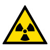 Panneau Danger- Matières radioactives/radiations - W003 -ISO 7010