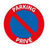 Panneau de prescription - Parking Privé - B6a1 - Vinyle- ISO 7010