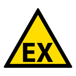 Panneau de signalisation danger - Danger explosif - W016 - ISO 7010