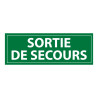 Panneau d'évacuation -Sortie de secours - Signalétique de secours