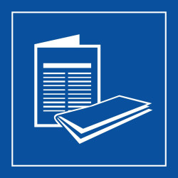 Panneau d'information - Kiosque à journaux - ISO 7001 - Gravoply