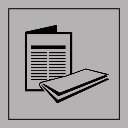 Panneau d'information - Kiosque à journaux - ISO 7001 - Gravoply