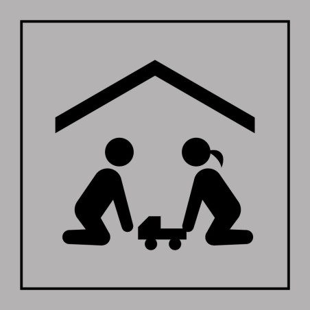 Panneau d'information - Salle de jeux pour enfants - ISO 7001