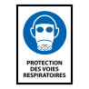 Panneau - Protection des voies respiratoires obligatoire - M017