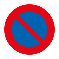 Panneau d'intersection - Stationnement Interdit - B6a1