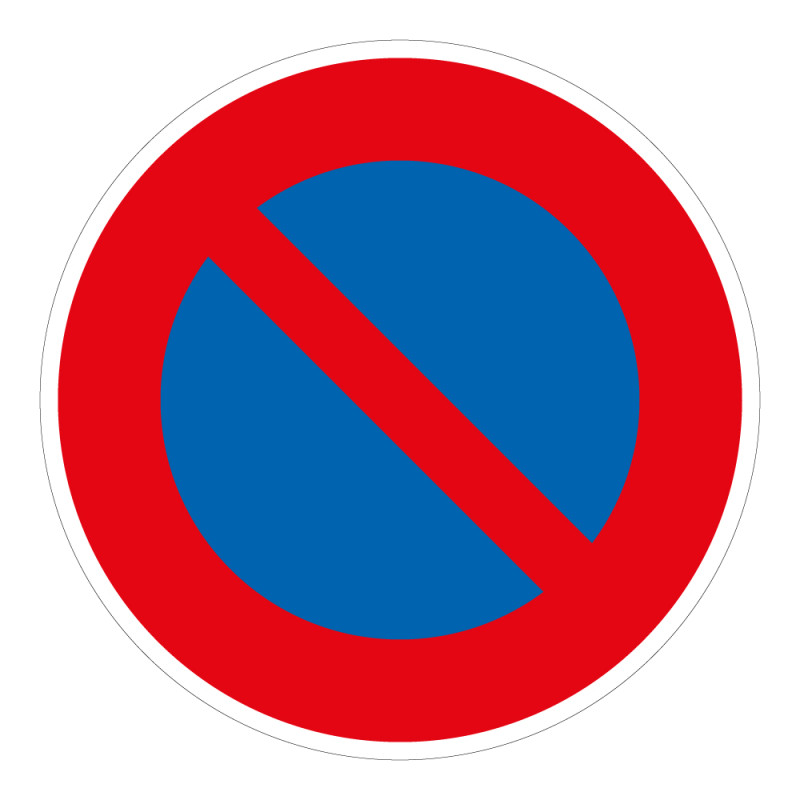 Panneau d'intersection - Stationnement Interdit - B6a1