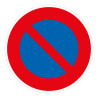 Panneau d'intersection - Stationnement Interdit - B6a1
