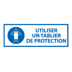 Panneau d'obligation - Porter tablier de protection - M026