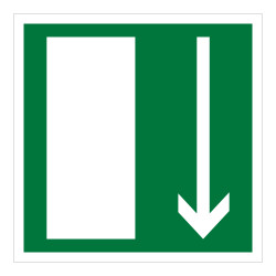 Panneau d'Évacuation - Flèche Directionnelle - F001 - ISO 7010