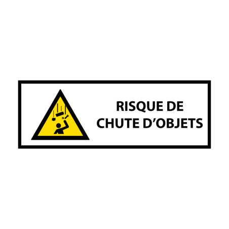 Panneau danger - Pictogramme Chute d'objets - W035 - ISO 7010
