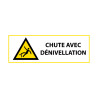 Panneau de danger - Chute avec dénivellation - W008 - ISO 7010