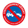 Panneau prescription B6a1 - Stationnement Gênant