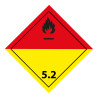 Plaque de Transport ADR 5.2 - Peroxydes organiques - Norme ADR