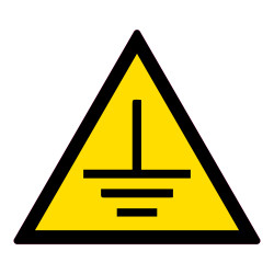 Rouleau de 250 Pictos de Danger - Mise à la terre - ISO 7010