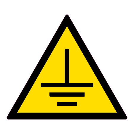 Rouleau de 250 Pictos de Danger - Mise à la terre - ISO 7010