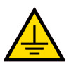 Rouleau de 250 Pictos de Danger - Mise à la terre - ISO 7010