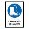 Signalétique EPI - Chaussures de sécurité obligatoires - M008