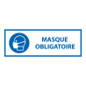 Signalétique EPI - Port du masque obligatoire - ISO 7010