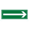 Signalétique d'orientation - Flèche à droite - PVC - 210 x 75 mm