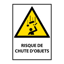 Signalétique de danger - Chute d'objets - W035 - ISO 7010
