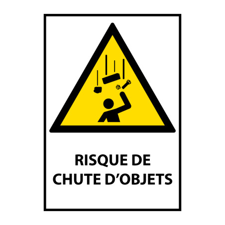 Signalétique de danger - Chute d'objets - W035 - ISO 7010