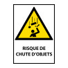 Signalétique de danger - Chute d'objets - W035 - ISO 7010