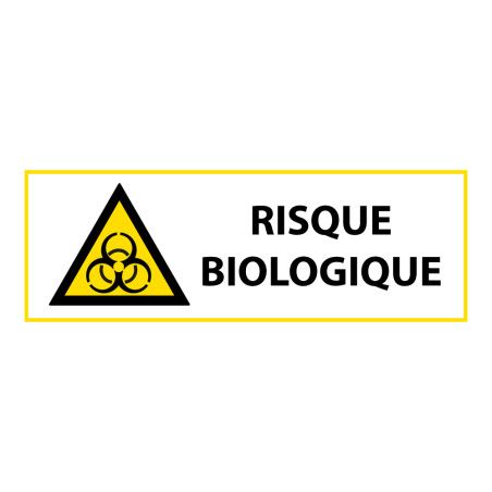 Signalétique de danger - Picto Risque biologique - W009 - ISO 7010