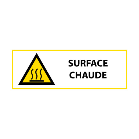 Signalétique de danger - Picto Surface chaude - W017 - ISO 7010