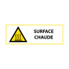 Signalétique de danger - Picto Surface chaude - W017 - ISO 7010