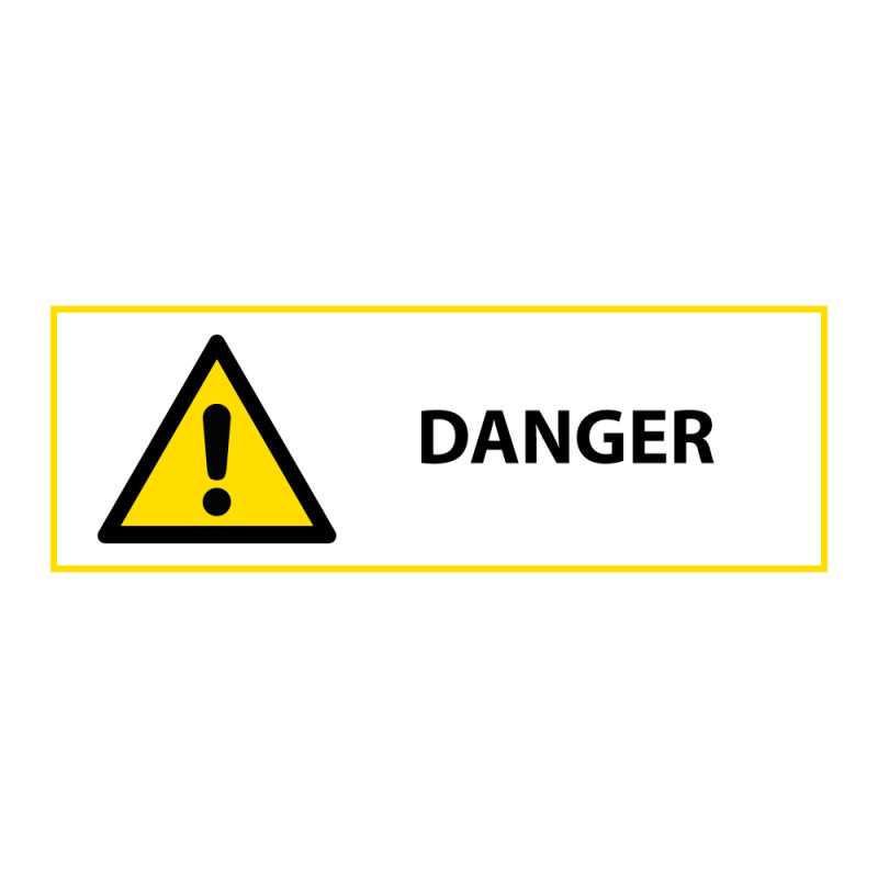 Signalétique de danger - Pictogramme Risque - W001 - ISO 7010