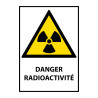 Panneau danger - Danger Radioactivité - W003 - ISO EN 7010