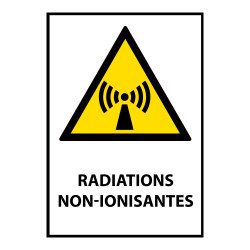 Panneau danger - Radiations non-ionisantes - W005 - ISO 7010