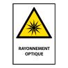 Panneau danger - Rayonnement optique - W027 - Norme ISO 7010