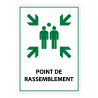 Panneau premiers secours - Point de Rassemblement - E007 - ISO 7010