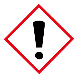 Lot d'étiquettes GHS07 - Danger - Vinyle adhésif