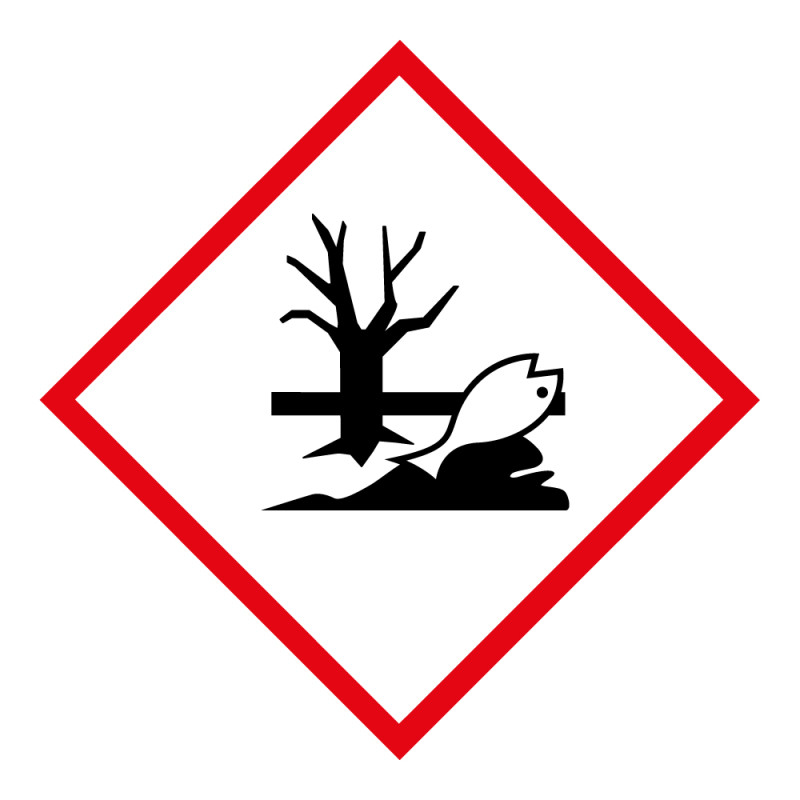 Lot d'étiquettes GHS09 - Danger Environnement - Losange - Vinyle