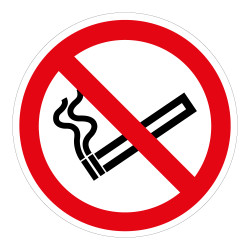 Marquage au sol - Pictogramme Interdiction de fumer - 5 pièces