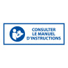 Panneau - Consulter le manuel d'instructions - M002 - ISO 7010