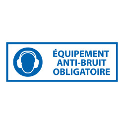 Panneau - EPI - équipement anti-bruit Obligatoire - M003