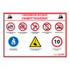 Panneau - Consignes de sécurité chariot élévateur - A3 - PVC