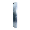 Fourreau à sceller pour poteau 80 × 40 mm acier galvanisé