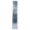 Fourreau à sceller pour poteau 80 × 40 mm acier galvanisé