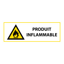 Panneau danger - Matières Inflammables - W021 - ISO 7010