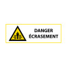 Signalétique de danger - Picto Ecrasement - W019 - ISO 7010