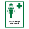 Panneau premiers secours - Douche de sécurité - E012 - ISO 7010A328001